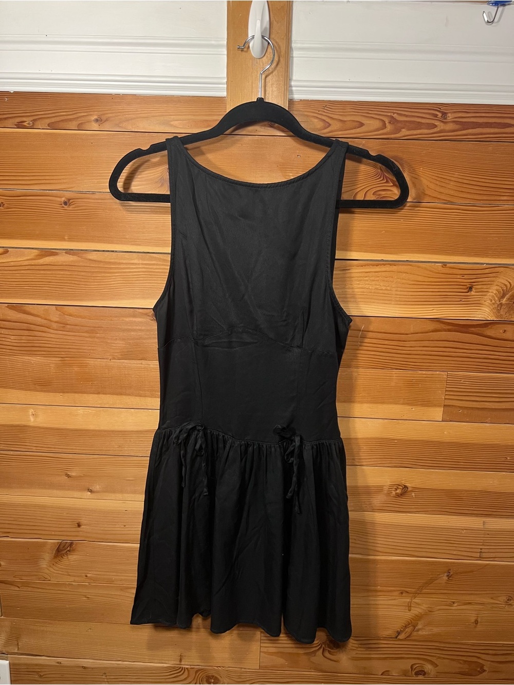 Aerie Women's Small Black Sleeveless Scoop Neck Dress